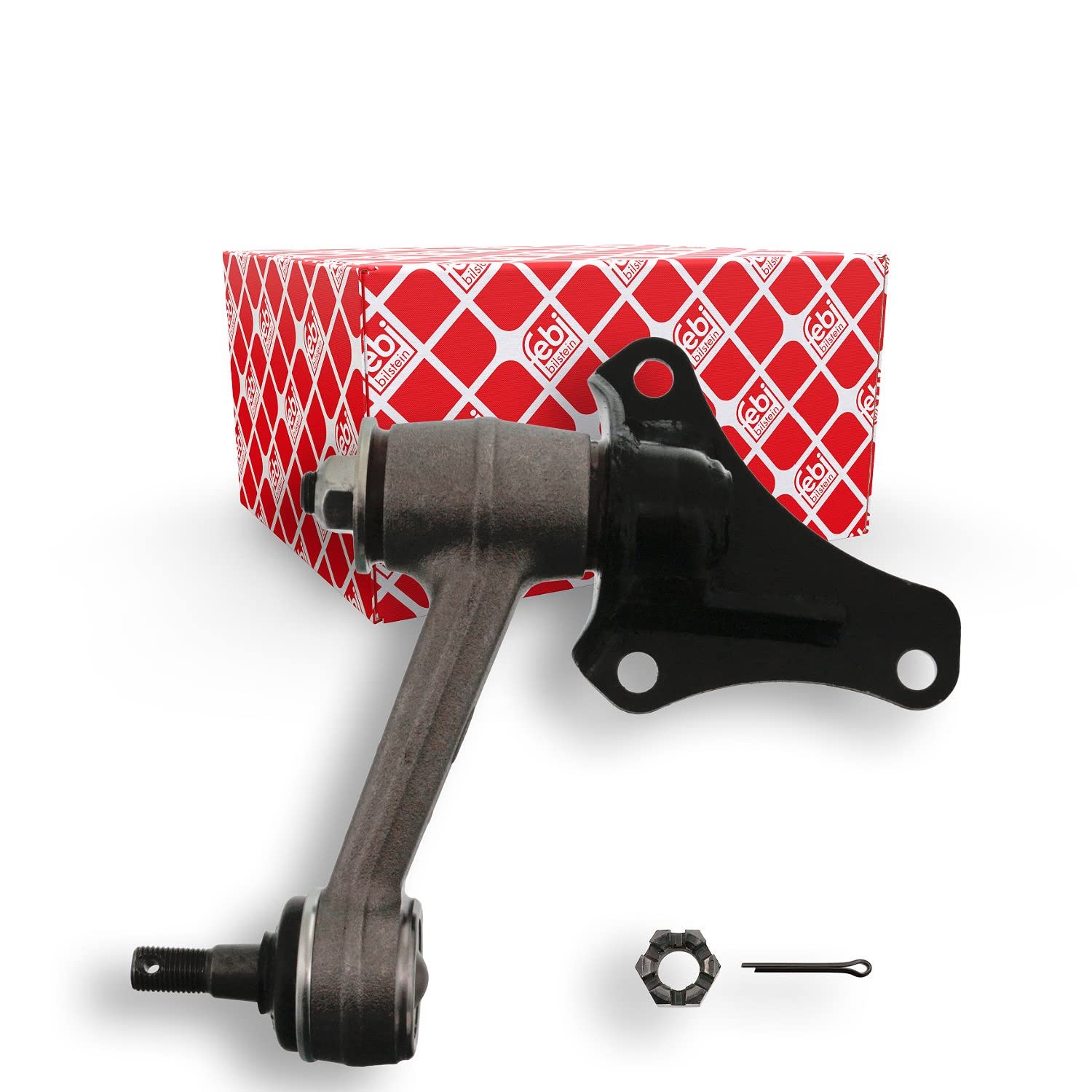 febi bilstein 41298 Lenkzwischenhebel mit Kronenmutter, 1 Stück