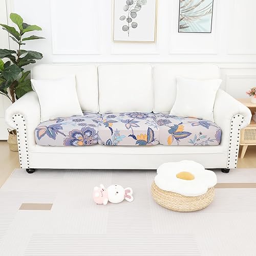 Miniatura 343 de Smiry Fundas de cojín de sofá con estampado, fundas de sofá elásticas y suaves para sofá, funda de sofá antideslizante lavable protector de muebles