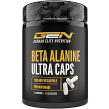 GEN GERMAN ELITE NUTRITION Beta Alanin Ultra Caps - 365 Kapseln Hochdosiert mit 1250 mg je Kapsel - Beta Alanin Aminos ure mit 99% Reinheit - Ohne unerw nschte Zus tze - Laborgepr ft