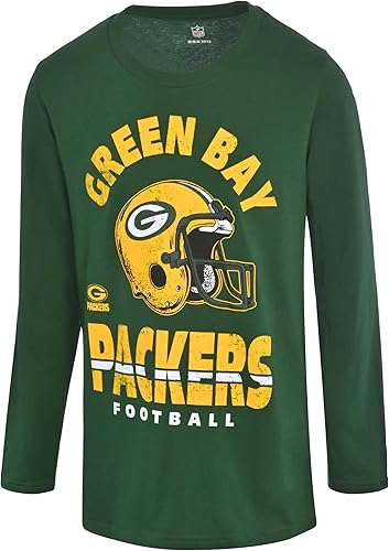 Miniatura 2 de NFL Kids Youth 8-20 - Camiseta de manga larga con logotipo del equipo desgastado, con licencia oficial