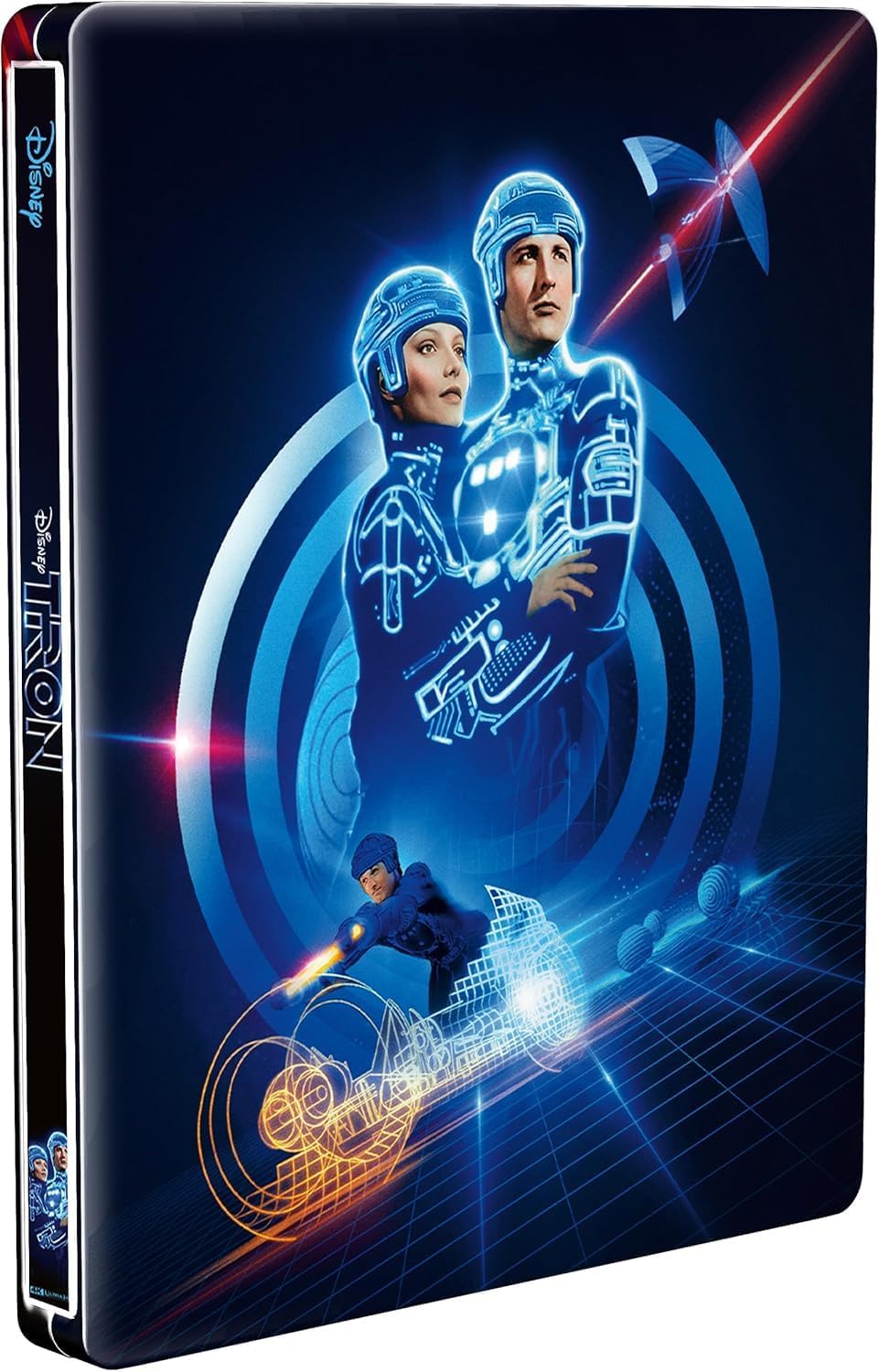 Tron (1982) Limited Edition Steelbook 4K Ultra HD + Blu-ray Region Free Jeff Bridges, Bruce Boxleitner