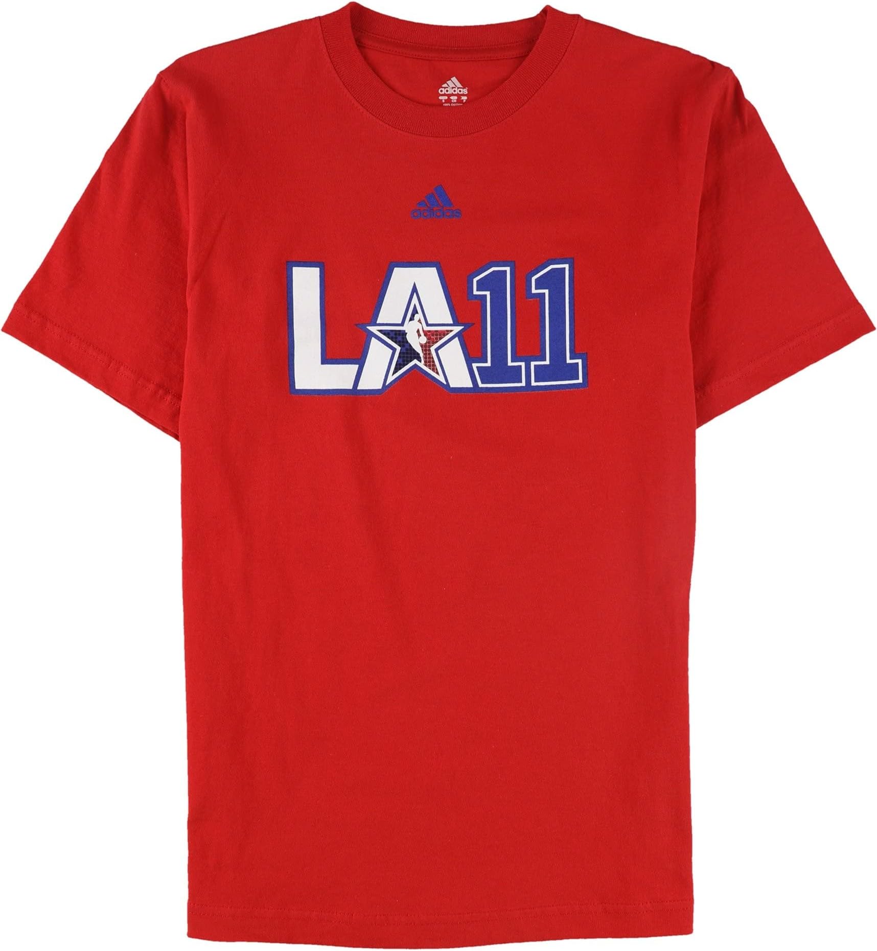 adidas red california t shirt