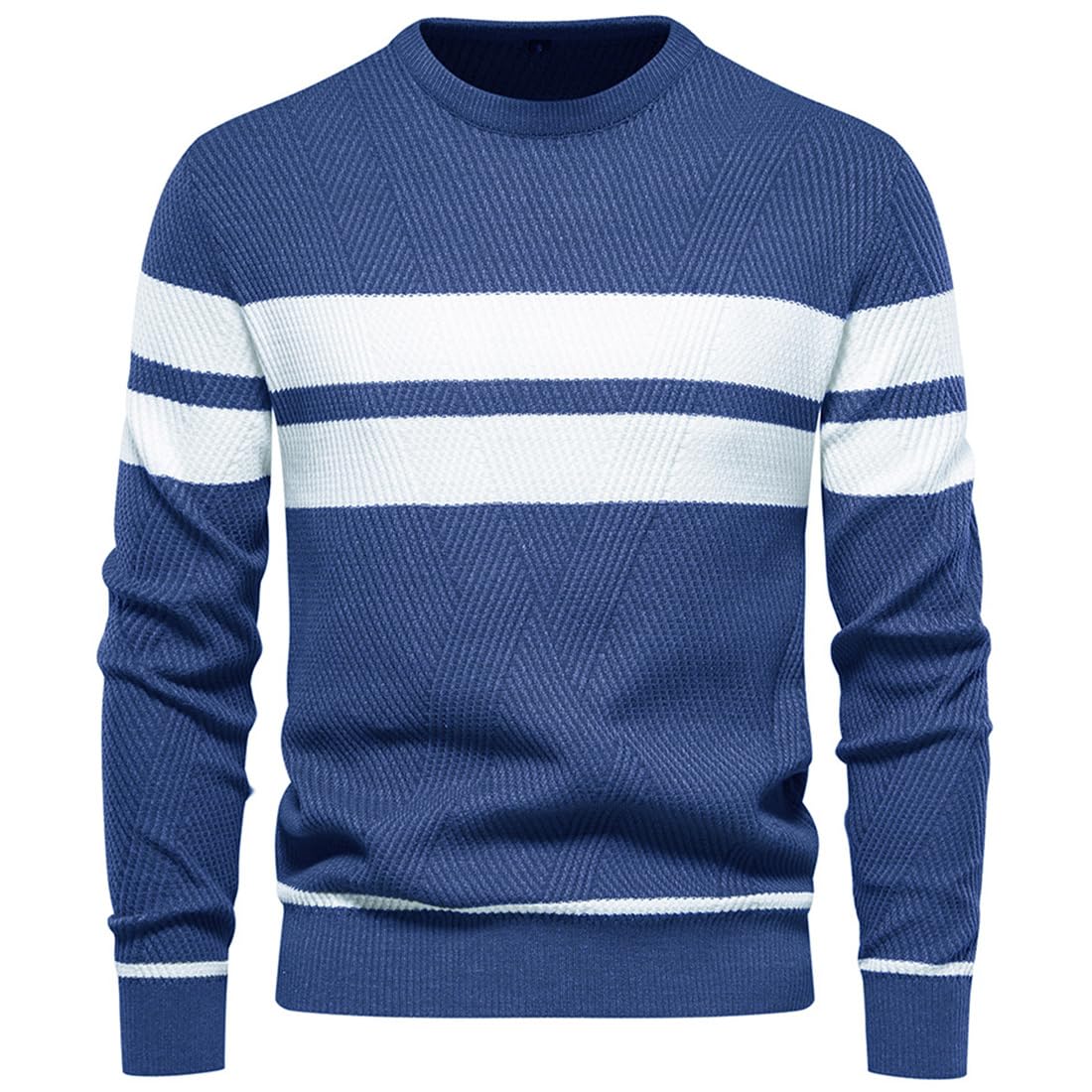Pull Over Homme Col Montant Chic Et Tendance Tricot Hiver En