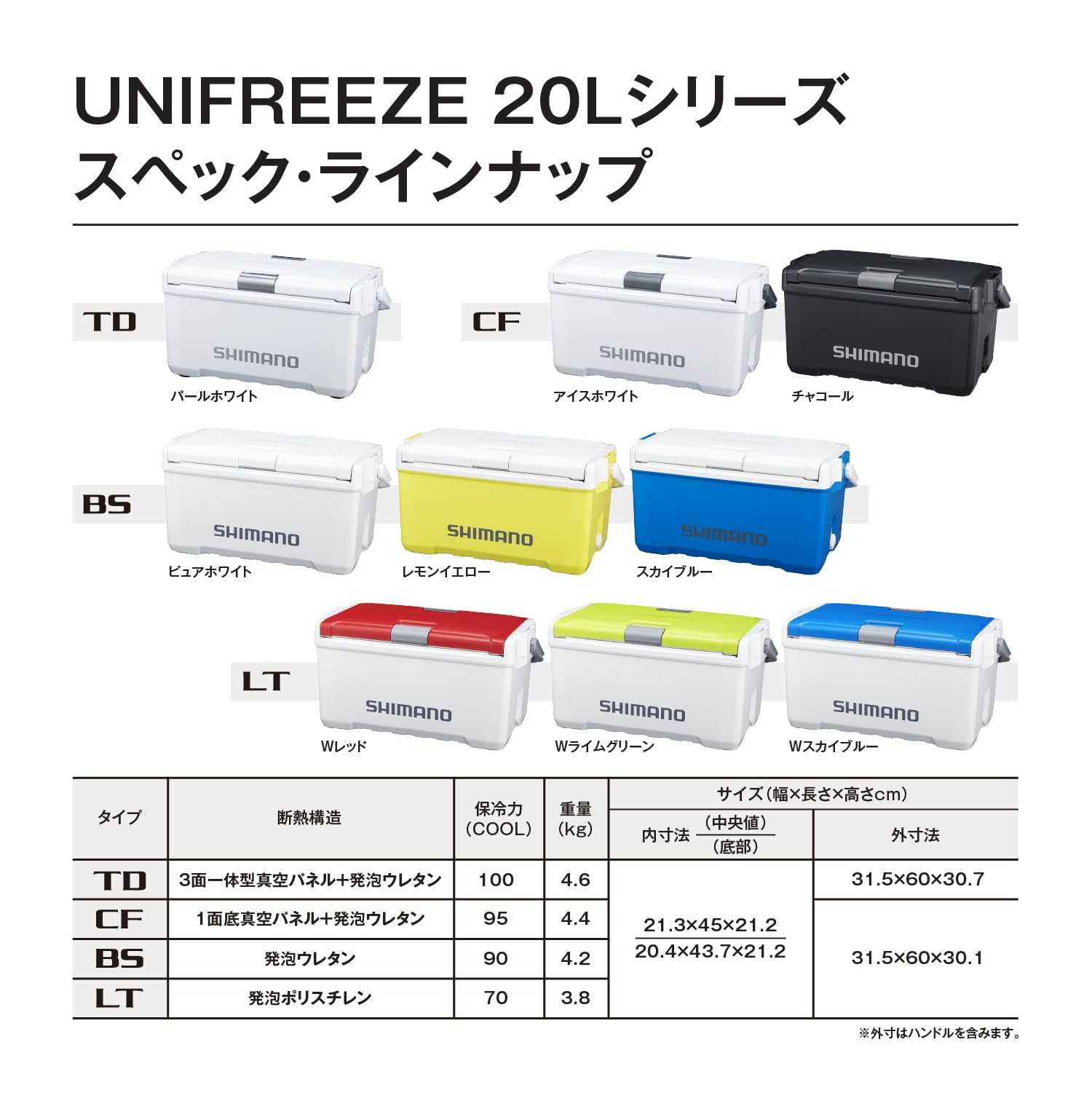 Amazon | シマノ(SHIMANO) クーラーボックス ユニフリーズ BS 20L 釣り