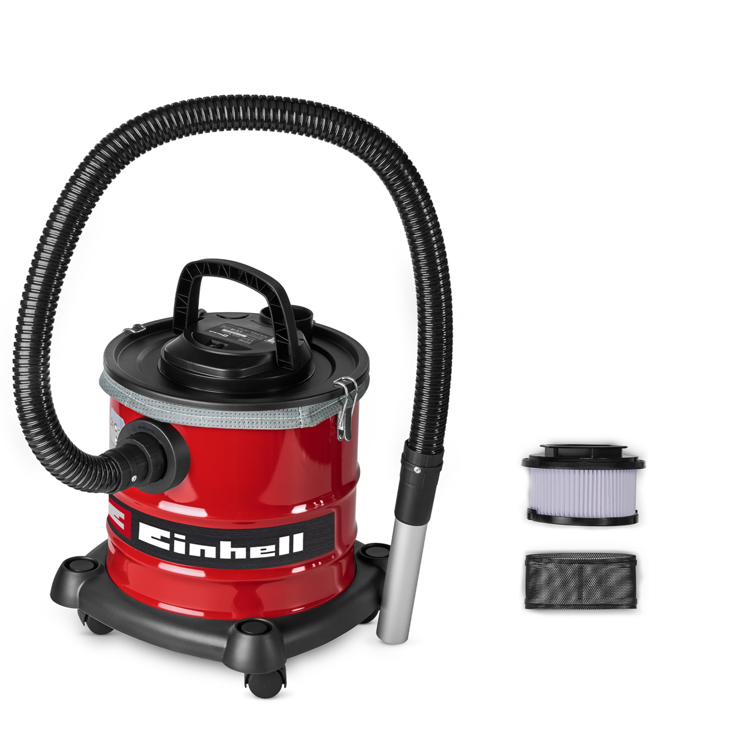 Aspiracenere Einhell TC-AV 2032 DW (850 W, potenza di aspirazione 175 mbar, serbatoio di raccolta 20 L, filtro a pieghe, prefiltro per polveri sottili, funzione soffiaggio, flessibile 1,2 m, cavo 2 m)