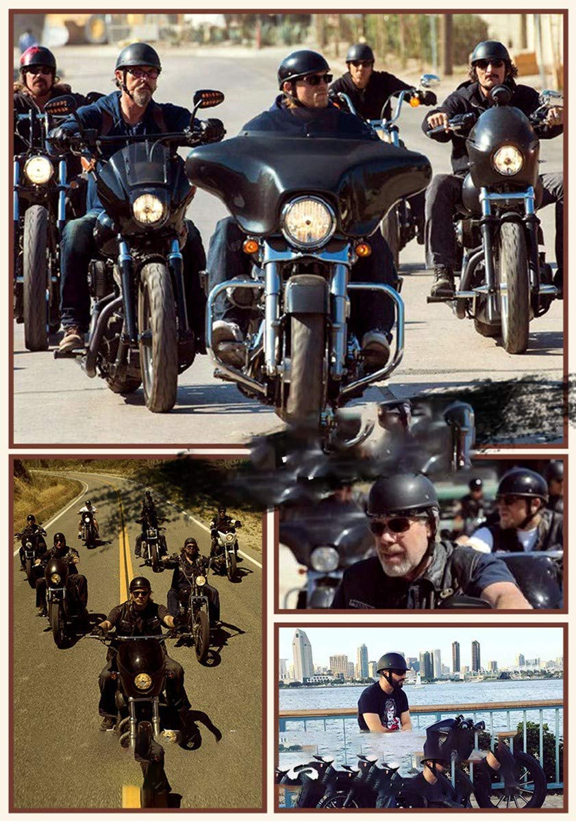 Retro kask motocyklowy dla dorosłych mężczyzn kobiet, letni kask motocyklowy z otwartą twarzą ECE/ECE zatwierdzony z wagą osłony przeciwsłonecznej rower jazda na rowerze kaski dla dorosłych