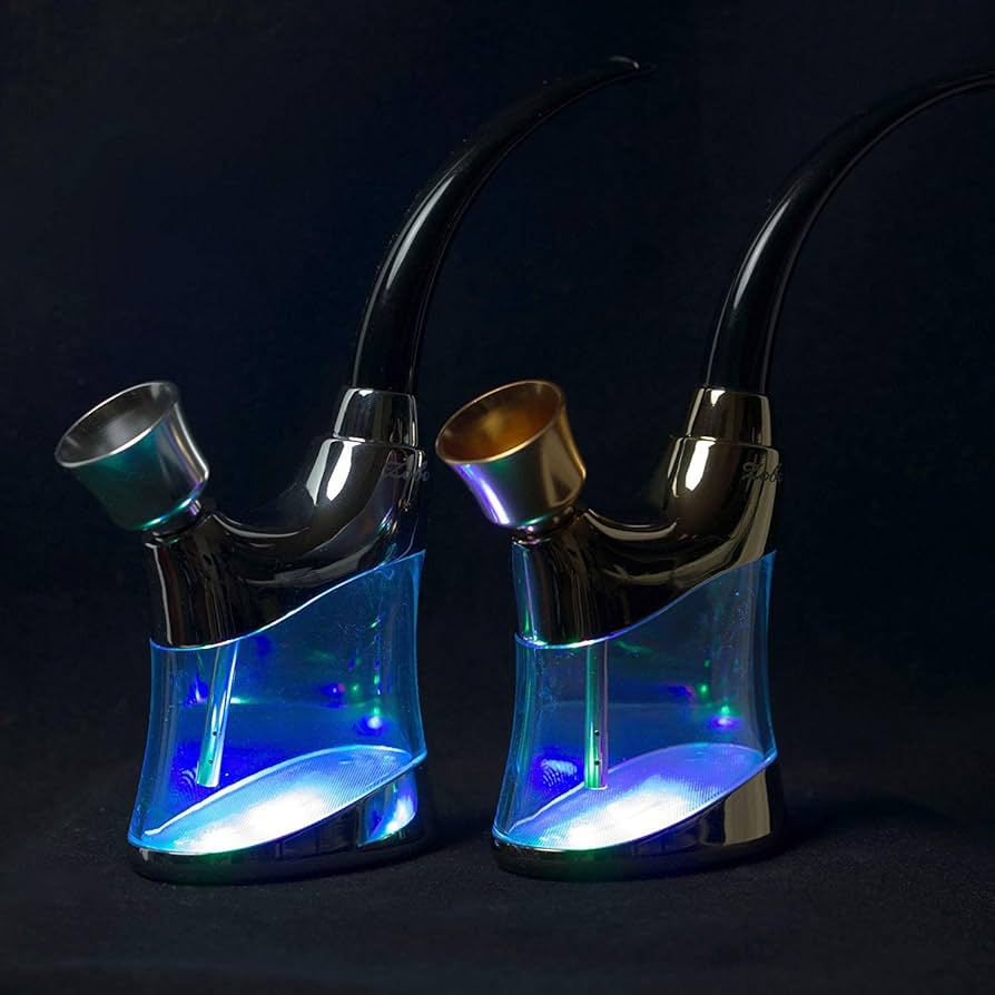 Amazon.co.jp: 水パイプ ボング 喫煙具 LED タバコも吸える