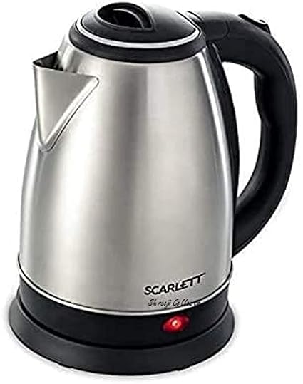 Shreeji Collection- Stainless Steel Scarlett Electric Kettle Multipurpose Extra Large Kettle Electric with Handle Hot Water Tea Coffee Maker Water Boiler, Boiling Milk