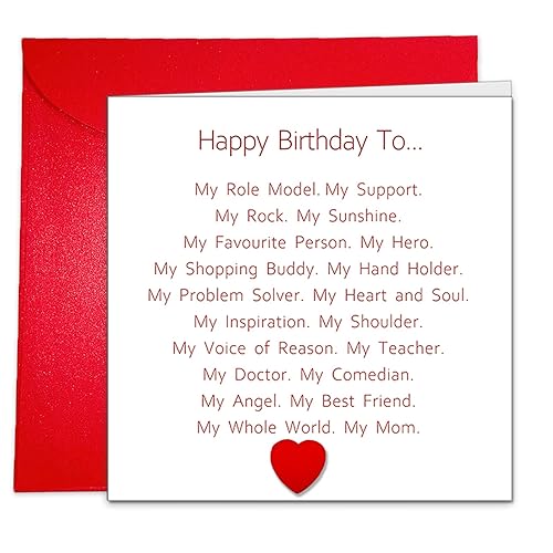 Special Mother’s Birthday Card, Birthday Card for Mom from Daughter