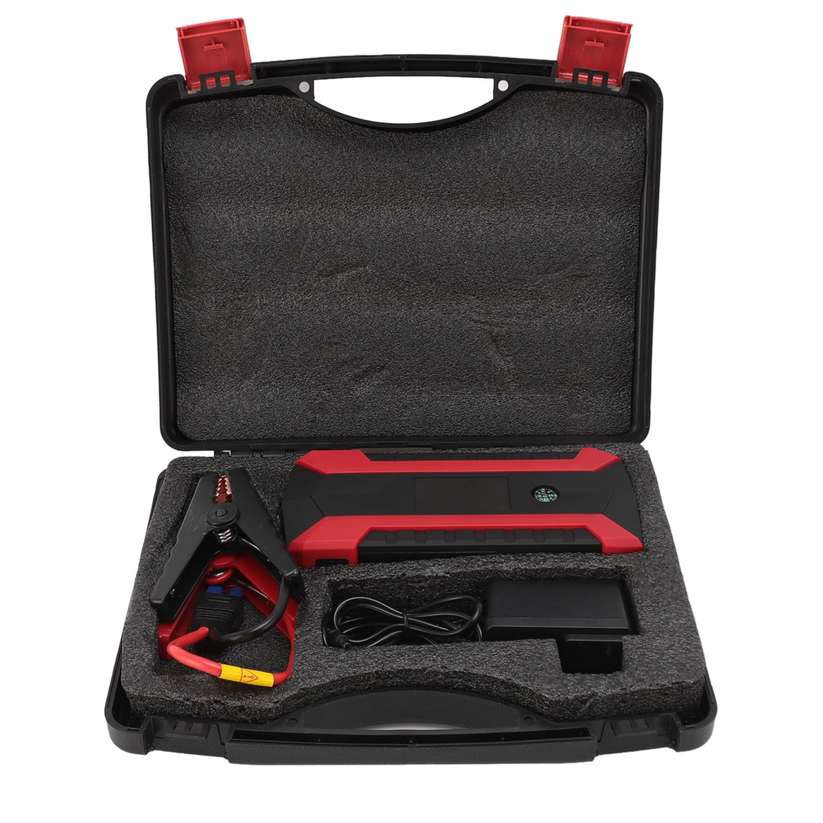 Starthilfe, 1000A 12V Tragbare Autobatterie-Starthilfe mit LED-Taschenlampe, Jump-Box mit Überbrückungskabeln, Typ-C-Schnellladebatterie-Jumper für Bis zu 7 L und 5,5 L