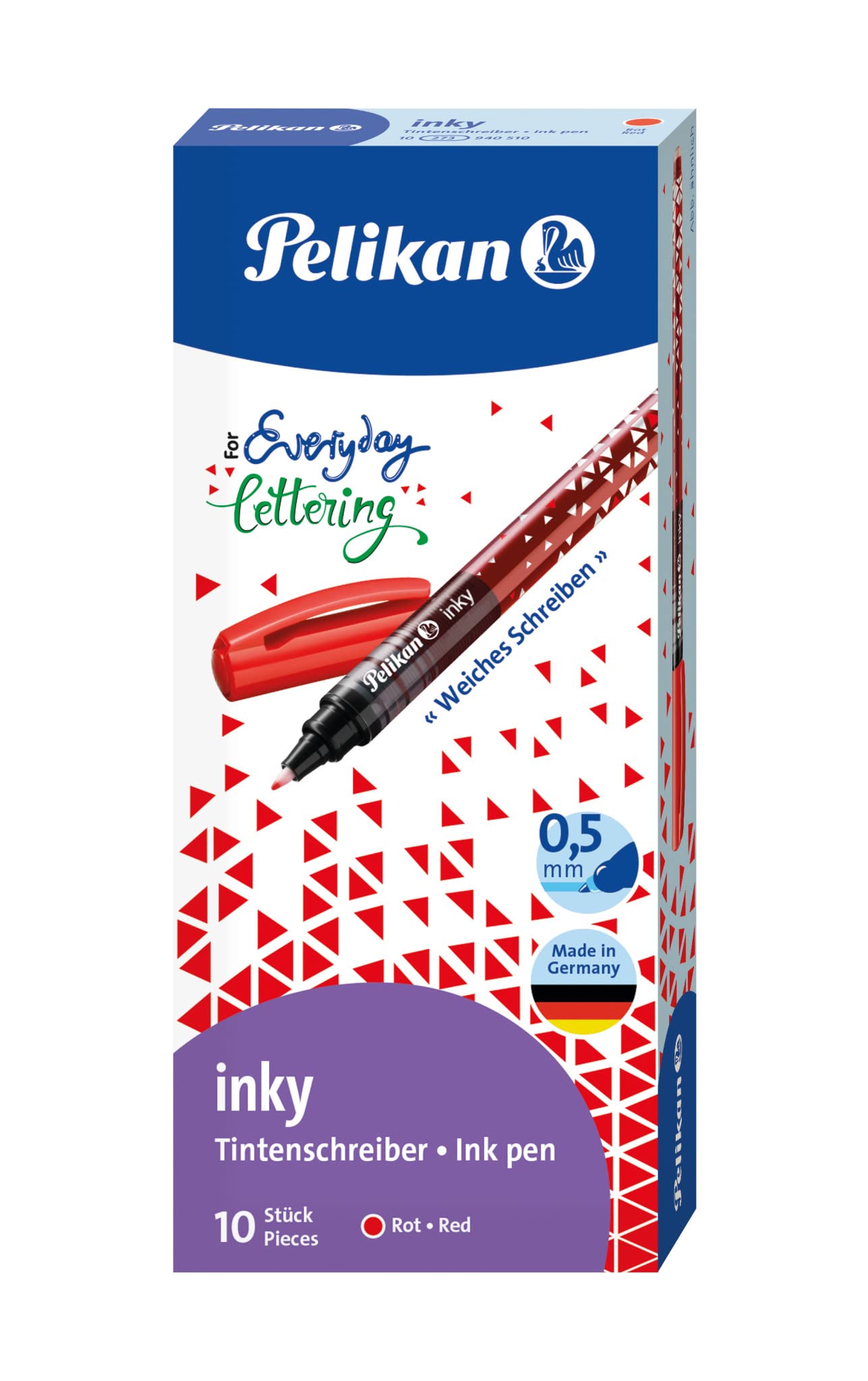 Pelikan Inky 273 red pens with Liquid Ink - 1 Piece — image 1