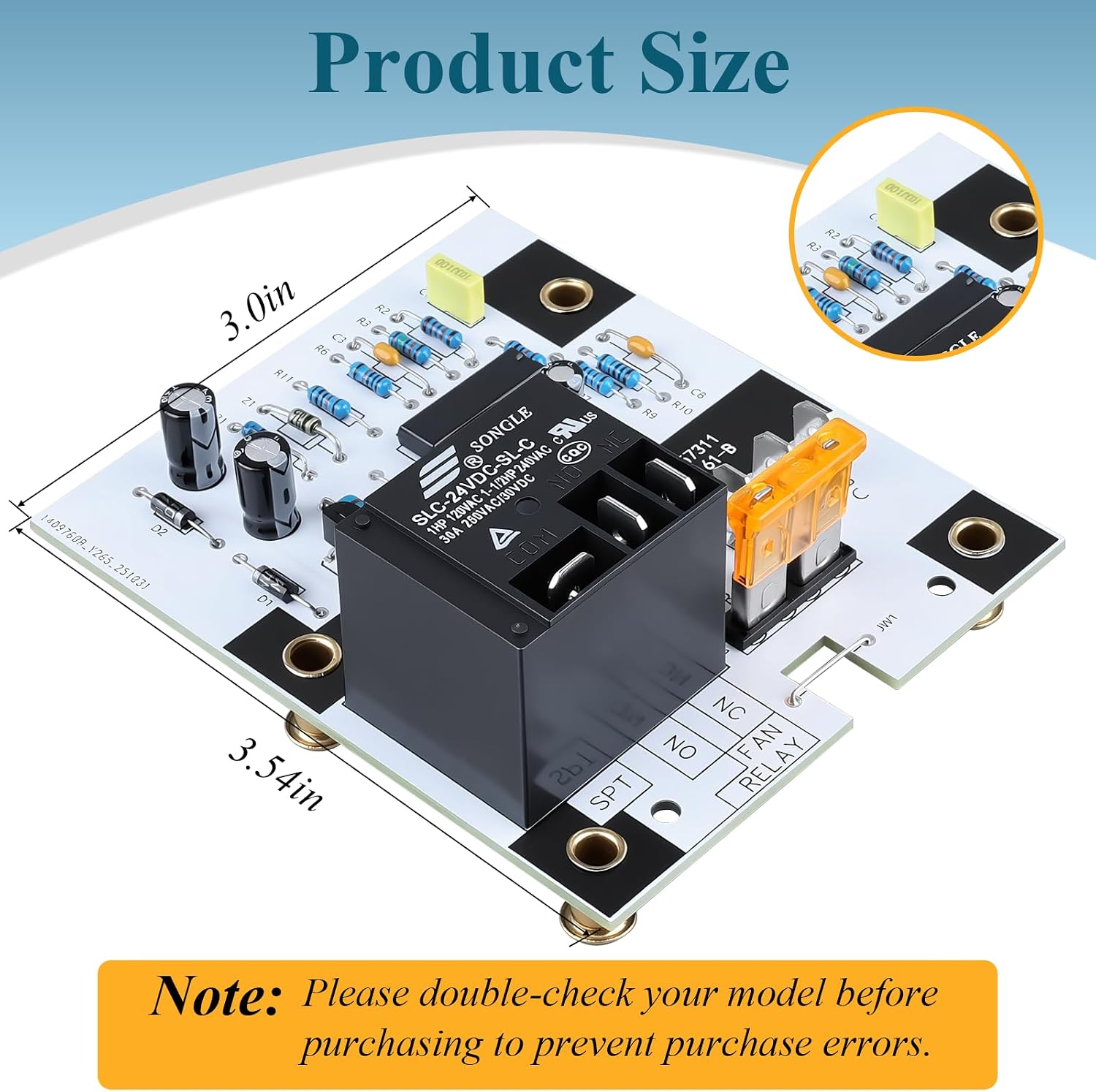 HK61EA002 Control Board Replacs Air Handler Fan Coil Circuit Board | Compatible with Bryan Payne ICP,Replaces CESO130003-01 CESO130003-00 CESO130003