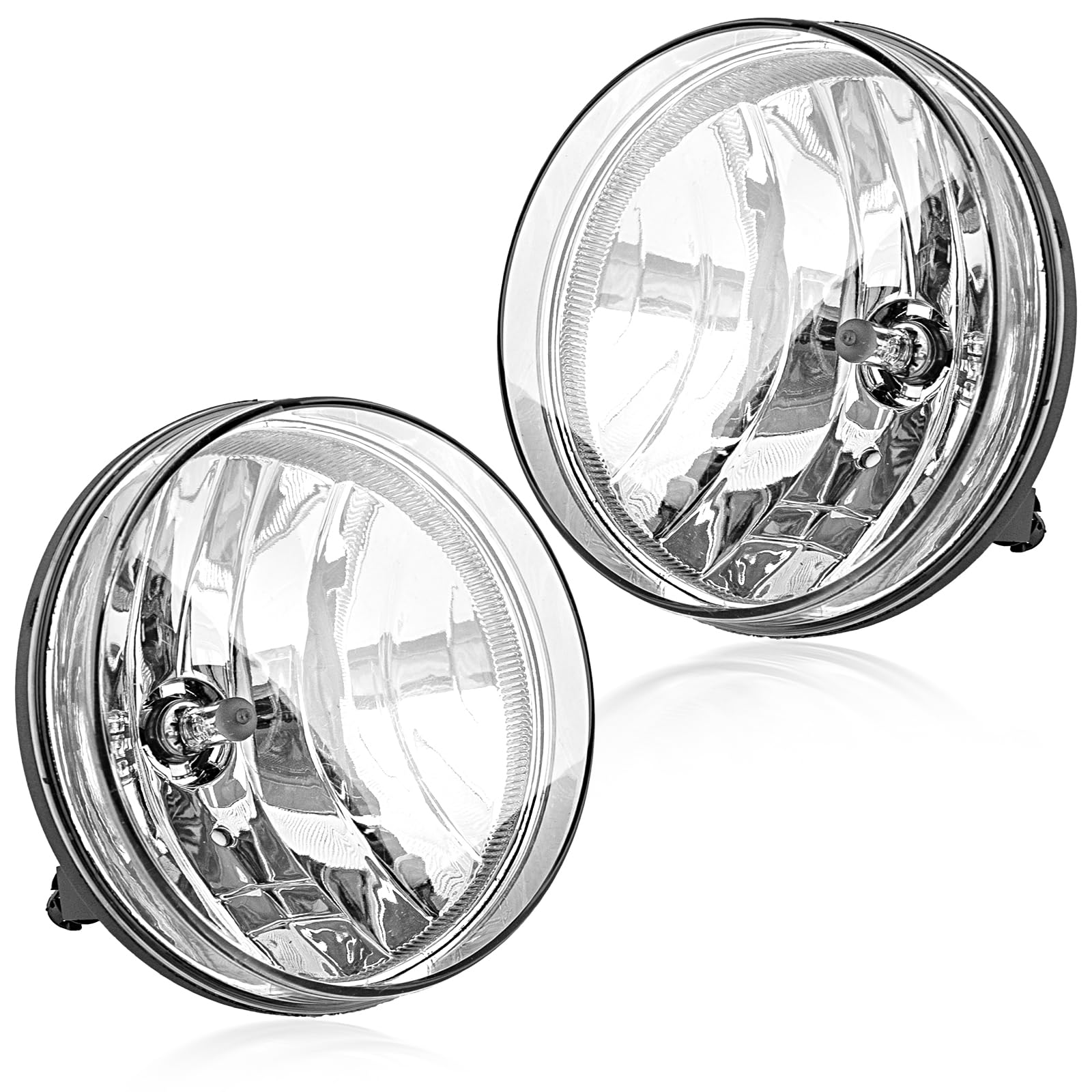 Remarkable Power FL7083 - 2008-2013 GMC Sierra 1500 & 2008-2014 GMC Sierra 2500 HD / 3500 HD Clear Bumper Fog Lights Only