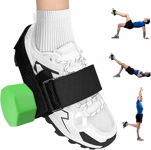 Accesorio para el pie con mancuernas, correa ajustable para pesas de tobillo para entrenamientos de piernas, equipo de gimnasio en casa, perfecto