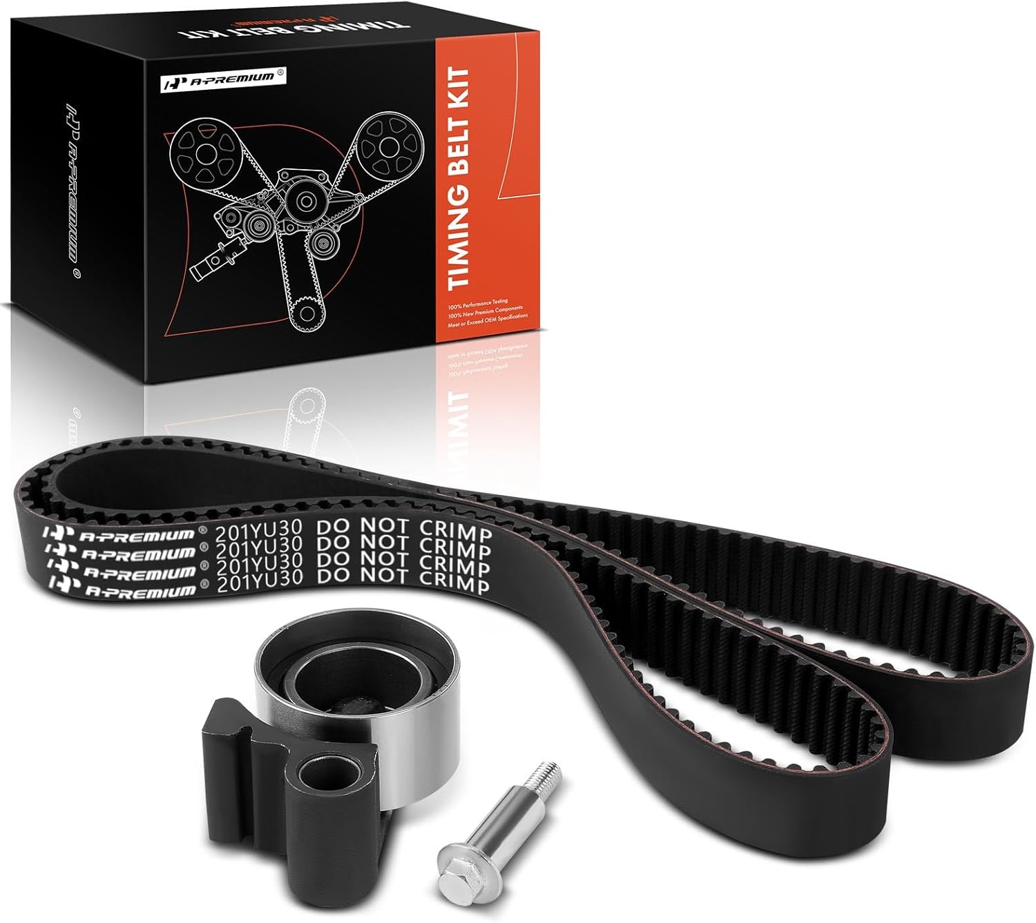 A-Premium Timing Belt Component Kit Compatible with Chrysler Town & Country, Sebring, 300, Pacifica, Intrepid & Dodge Challenger, Charger, Grand Caravan, Avenger, Journey, Magnum & Volkswagen Routan