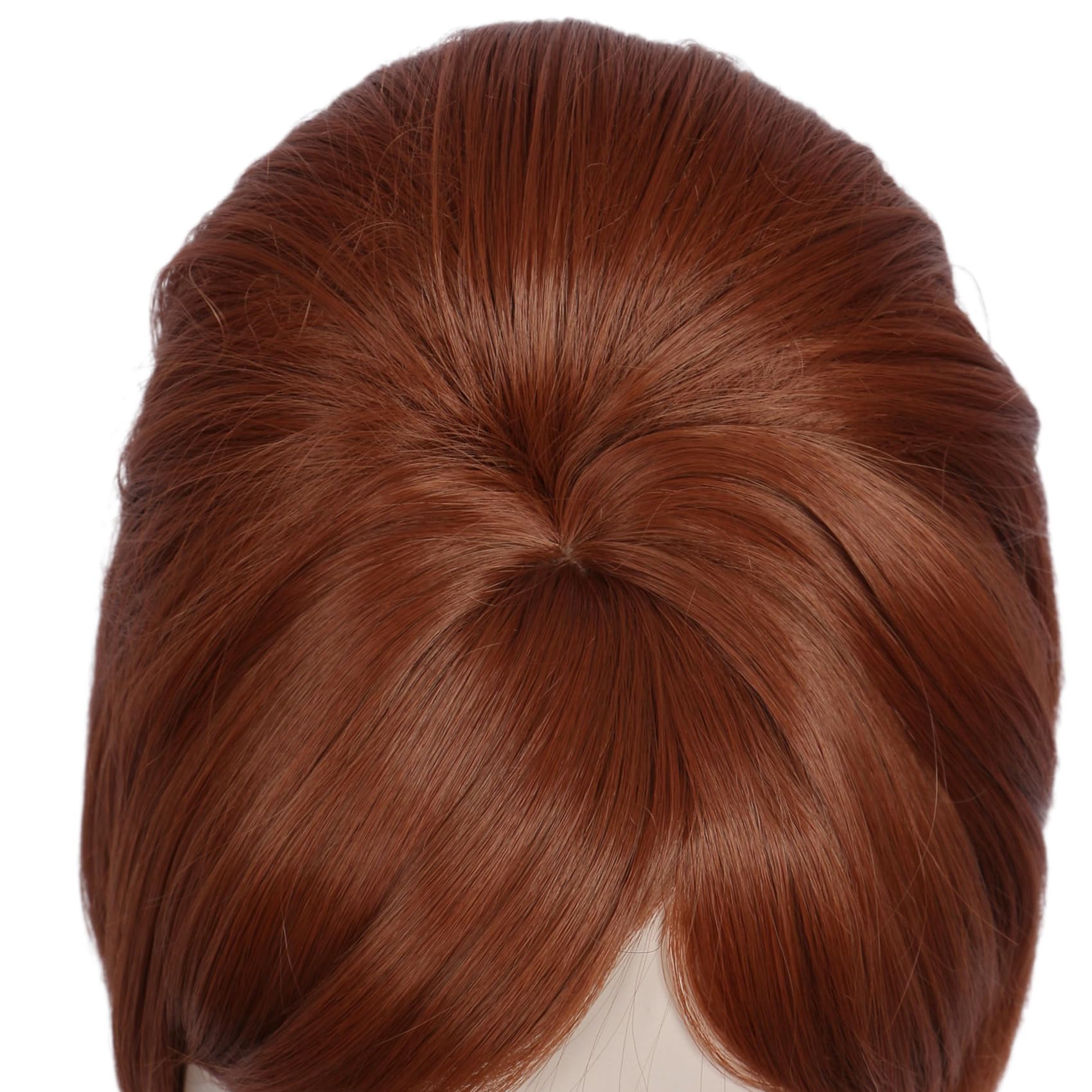 Linfairy 1960s Short Beehive Wig Perfect for Halloween Party Cosplay Bauffant Wigs (Brown), 54 à 61 cm - Image 4