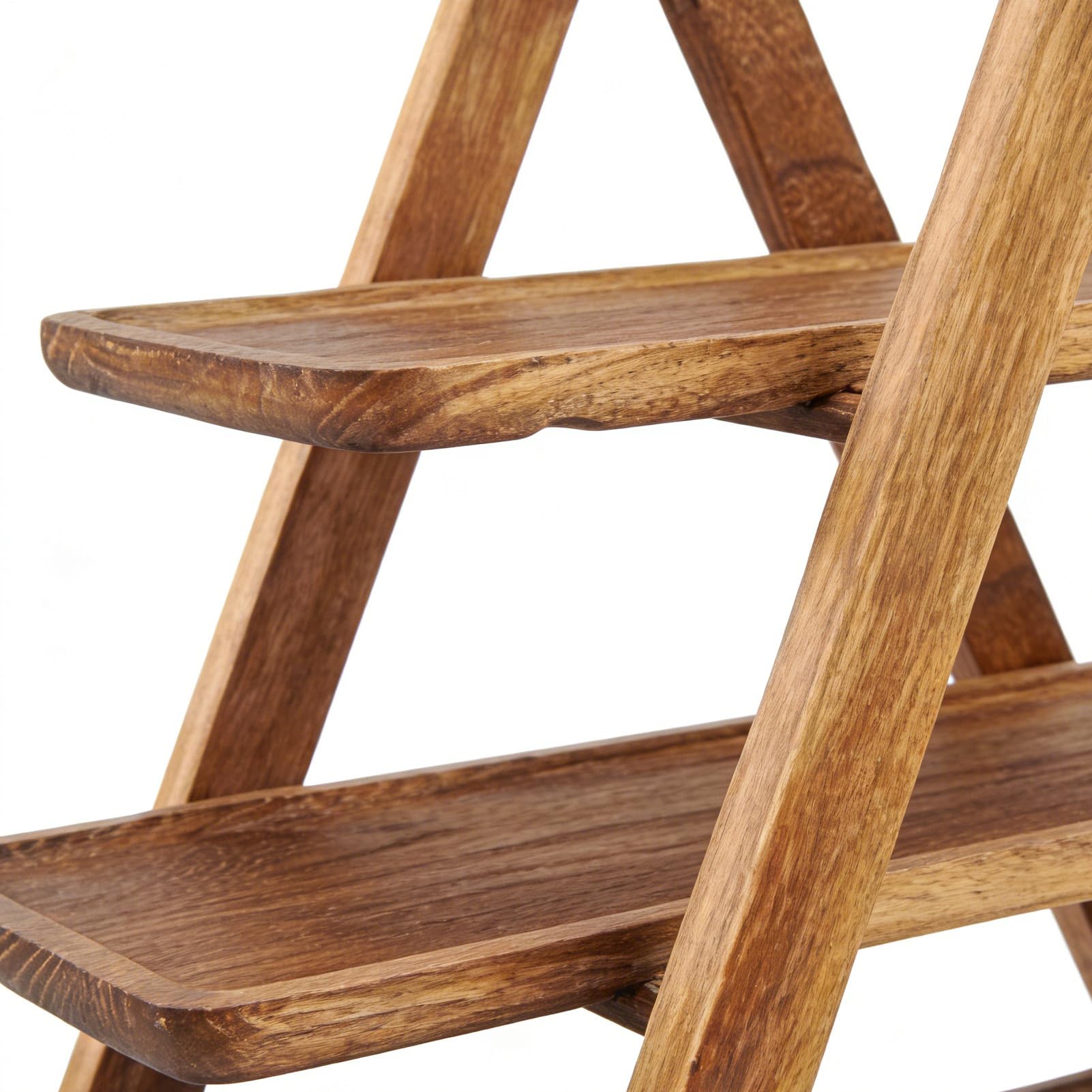 Soporte para Cupcakes de 3 Niveles Bandeja Rectangular De Madera De Triple | Bandeja para Servir de Madera Desmontable Para , Fruta, Postre, Mesa, Pastel, Aperitivo, Pastelería, Boda, Bar, C