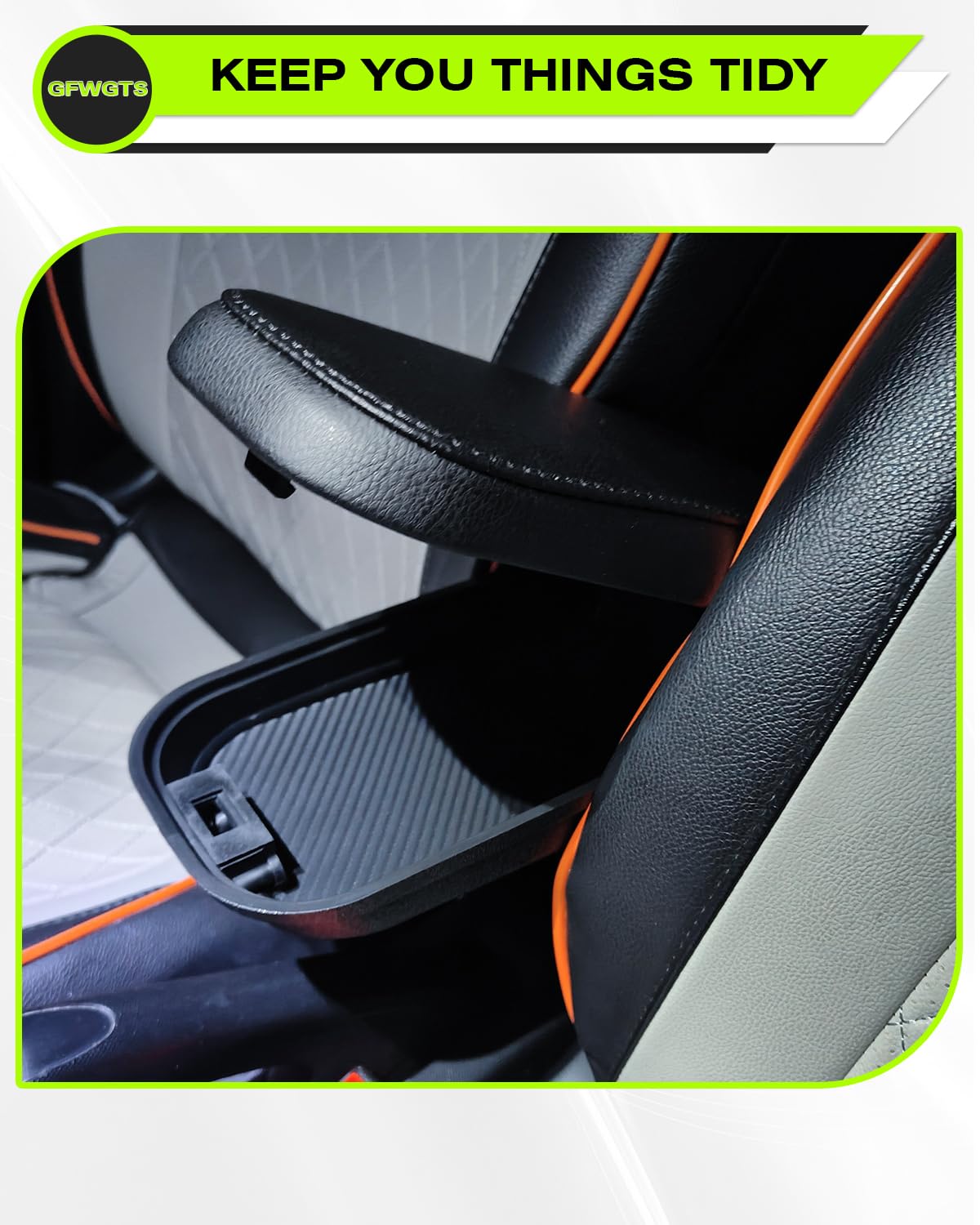 Compatibile con Leapmotor T03 EV 2024 2025 2026 Scatola portaoggetti per console centrale, per accessori Leapmotor T03 EV, bracciolo, vano portaoggetti, organizer, vassoio con tappetino