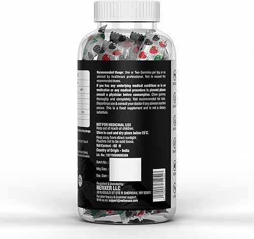 Miniatura 3 de Gomitas Shilajit  Sabor Tamarindo  60 unidades  Apoya la energía, la resistencia y la vitalidad  Vegana, sin gelatina, sin gluten, sin OMG  60