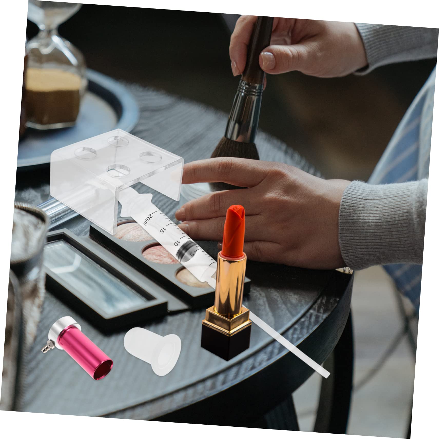 DOITOOL 3sätze Lippenstift Mit Silikonformen Aluminiumring Und Entformungswerkzeug Teiliges Für Kreative Lippenpflege Für Selbstgemachten Lippenbalsam Und Lippencremes