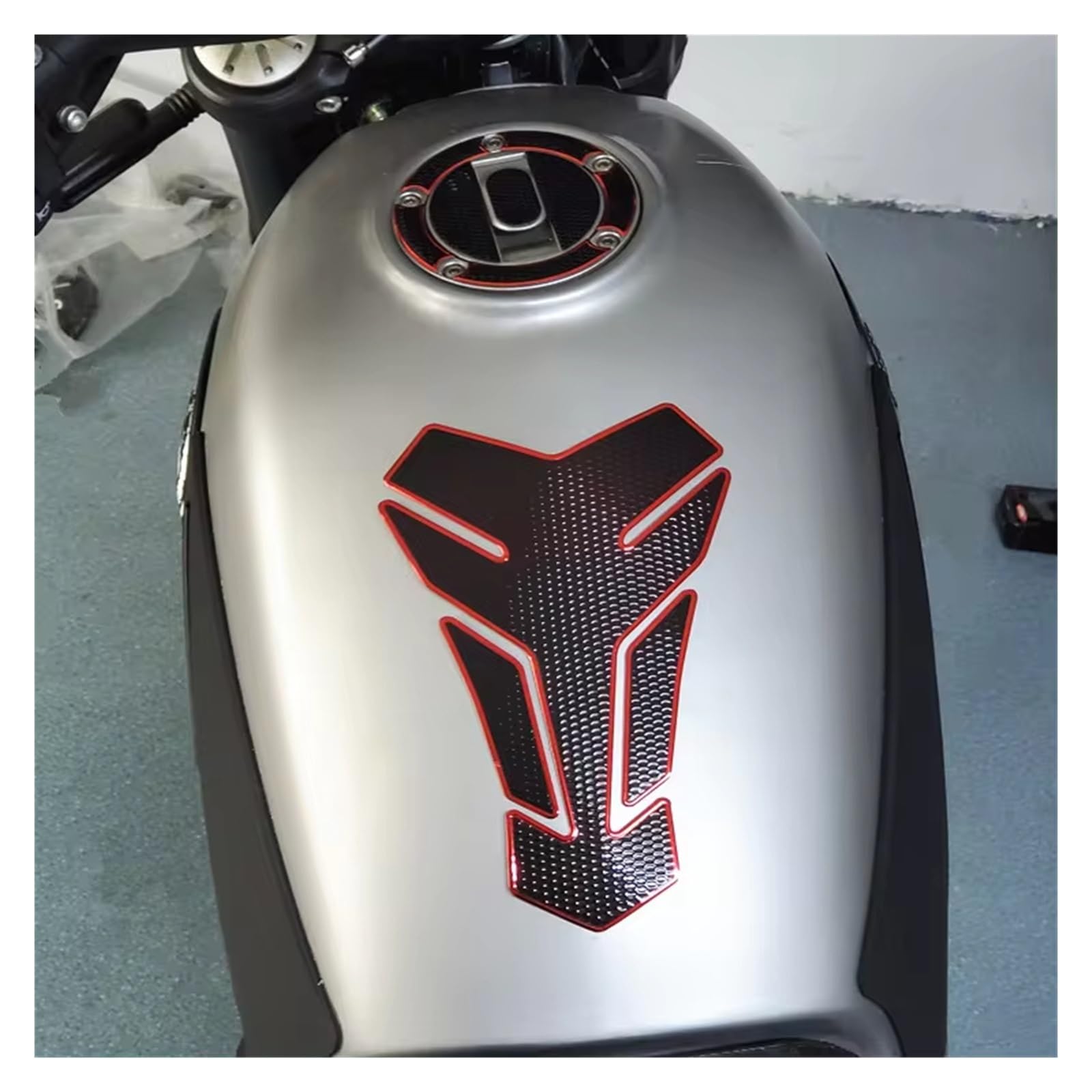 Adesivo Universale Per Protezione Serbatoio Carburante E Olio Per Motociclette(Black)