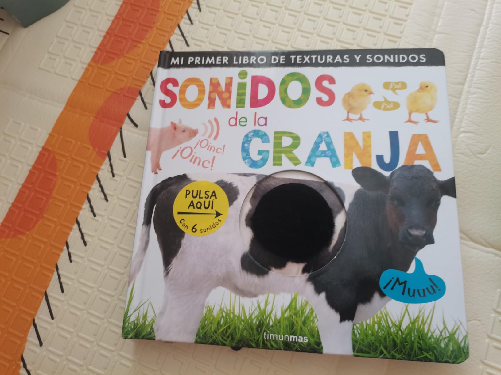 Sonidos de la granja: Mi primer libro de texturas y sonidos : Little ...