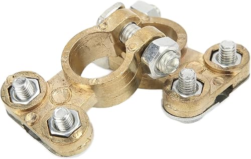 Miniatura 5 de Terminales terminales de batería automotriz 1 par de terminales de batería de coche Terminales de batería de metal Conectores de abrazadera para