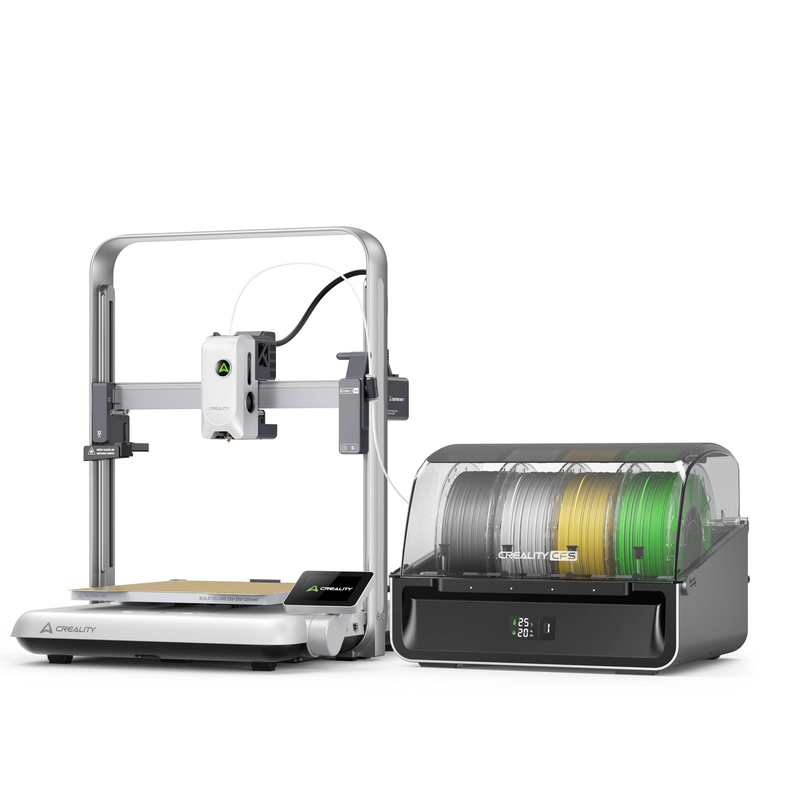 Creality Ender 3 V4 Combo 3D Printer with CFS Multicolor System, 16-Color Printing, Auto Calibration, High-Speed FDM Printer for Home and Professional Use-image-44
