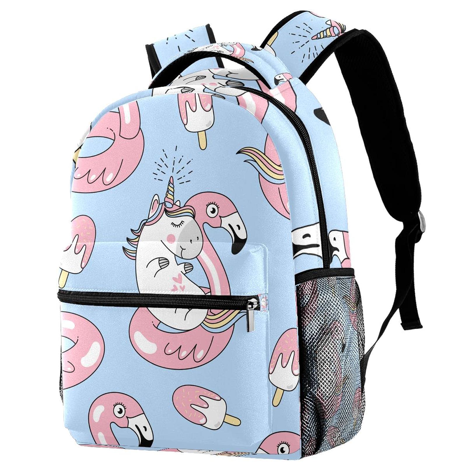 Sac à dos d'école lumineux avec compartiment ordinateur et imperméable - 7