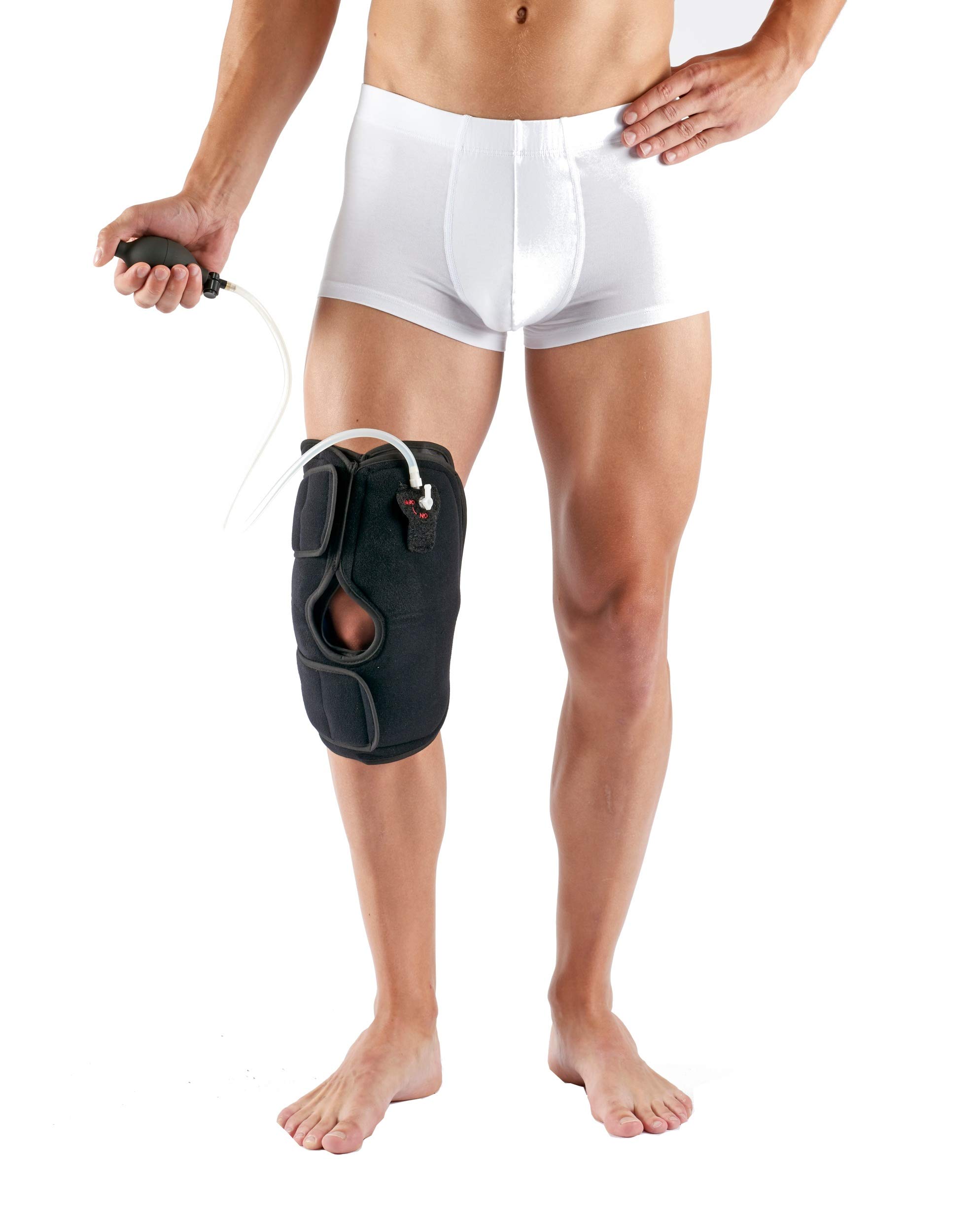 Ice Pack & Compression Knieorthese Unisex schwarz