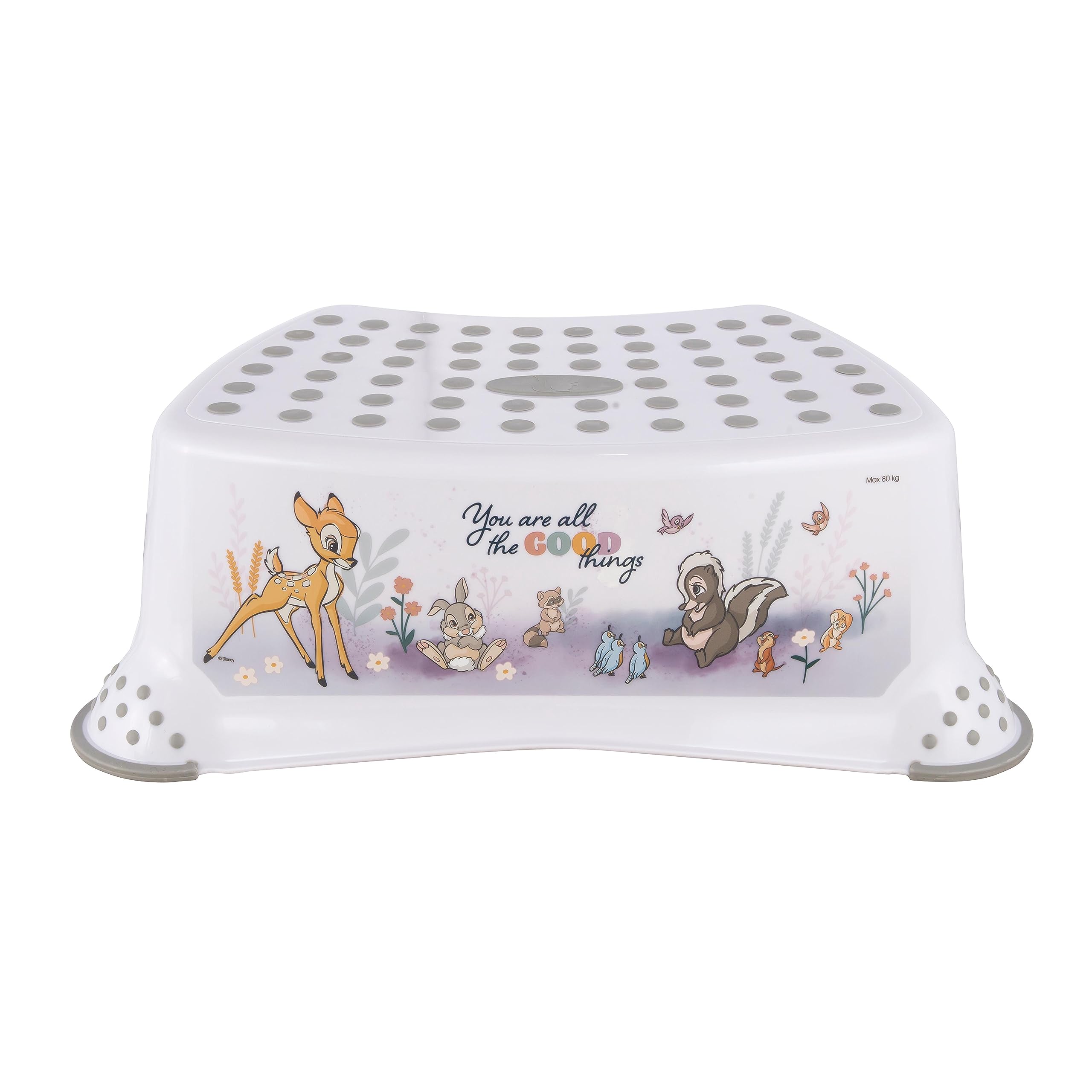 Tabouret Marchepied Enfant Stitch Disney - Blanc Antidérapant