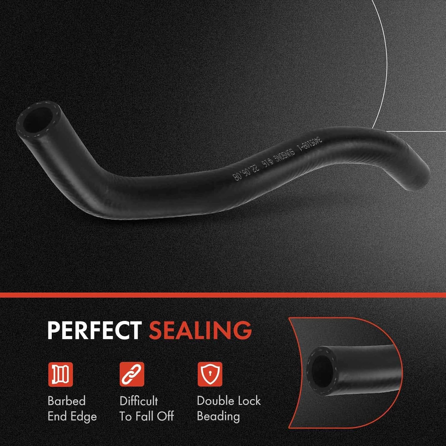 A-Premium Power Steering Reservoir Hose line Compatible with Toyota Sequoia 2001 2002 2003 2004 2005 2006 2007, 4.7L, Reservoir To Pump