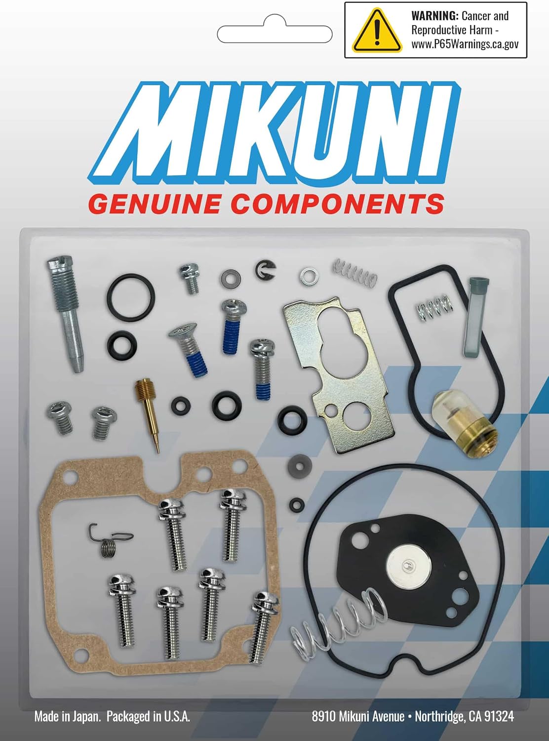 Mikuni Carburetor Rebuild Kit for Yamaha 2008-2022 TT-R125 LE Motorcycles