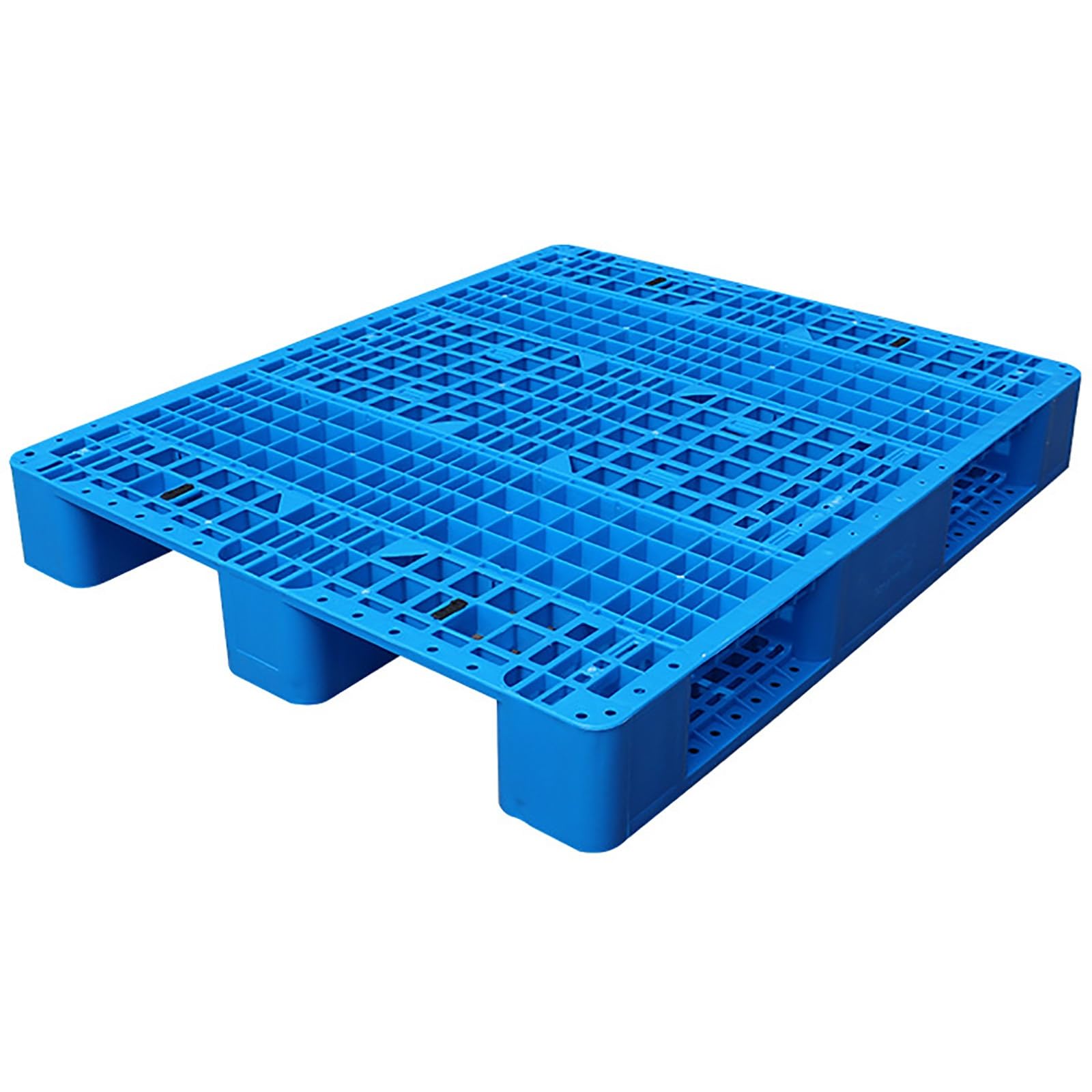 Palette empilable en plastique antidérapante et ventilée pour le stockage en garage