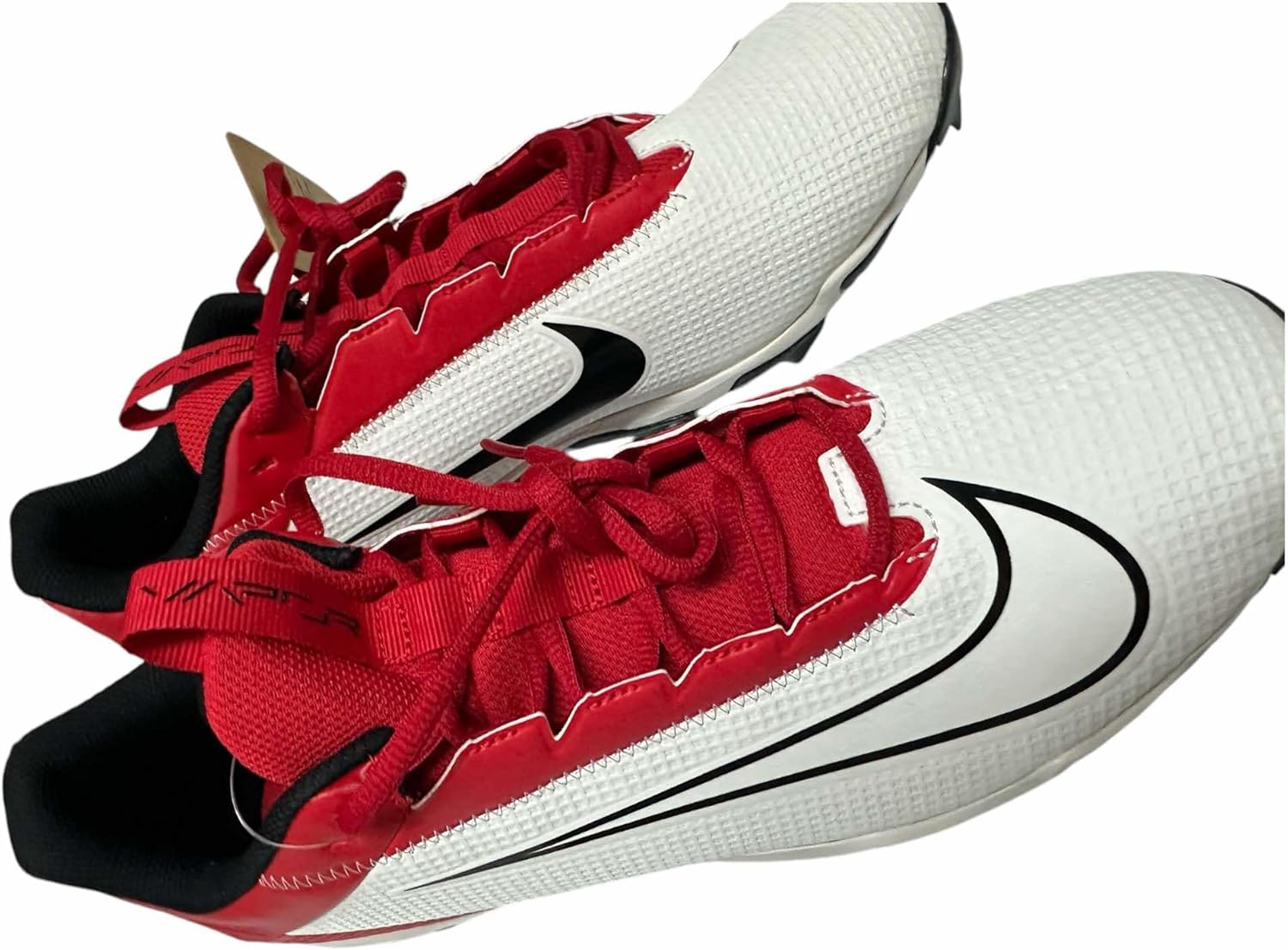 Nike Men's Vapor Edge Shark-2 Football Cleats Shoes University Red/Summit White/Anthracite/Black #DH5088-616 - Size Men's 10.5