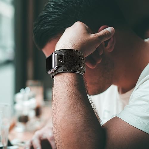 Miniatura 2 de Correa de reloj de lujo de diseñador compatible con Apple Watch Band de 1.77 pulgadas, 1.73 pulgadas, 1.65 pulgadas, para hombres y mujeres, correa