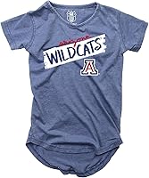 Vista 60 de Wes and Willy NCAA - Camiseta Burnout para niñas S/S