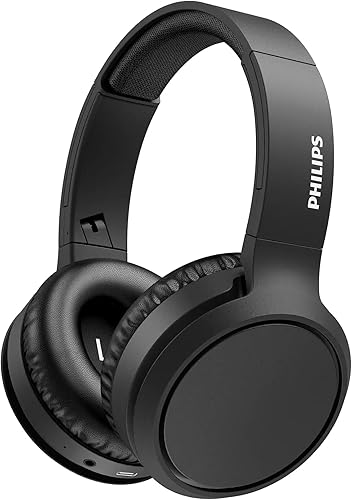 Miniatura 9 de PHILIPS H5205 Auriculares inalámbricos sobre la oreja con controladores de 1.575in, diadema acolchada ligera, color blanco