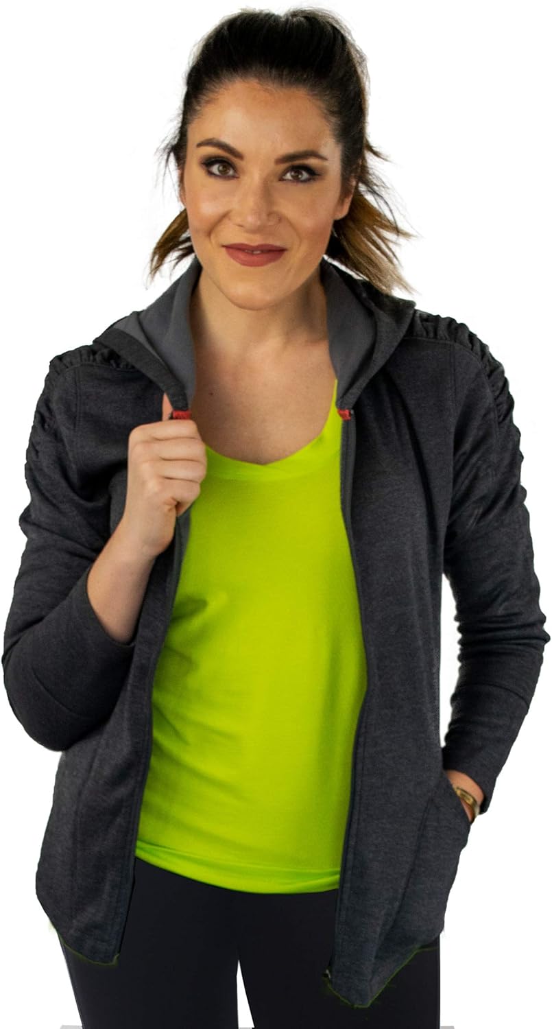 Alex + Abby Women's Inspire Full Zip Hoodie Fleece Sweatshirt