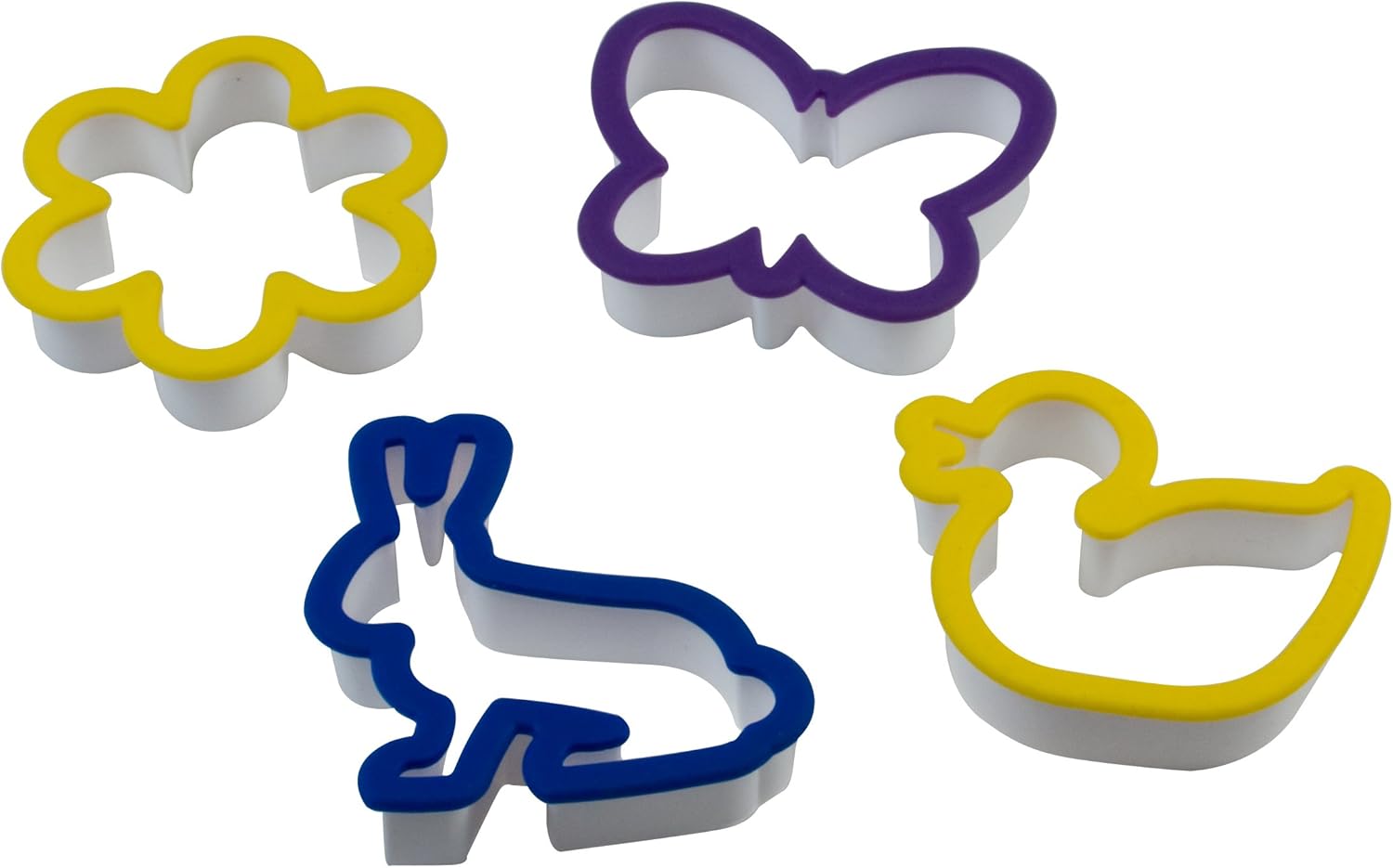 Curious Chef 4Piece Easter Cookie Cutter Set Easy Grip
