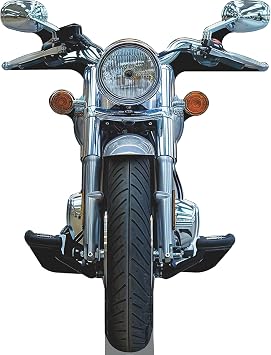 Motorcycle Biker Stand-in Cardboard Cutout 46 x 35 in Life-Size Freestanding Standee