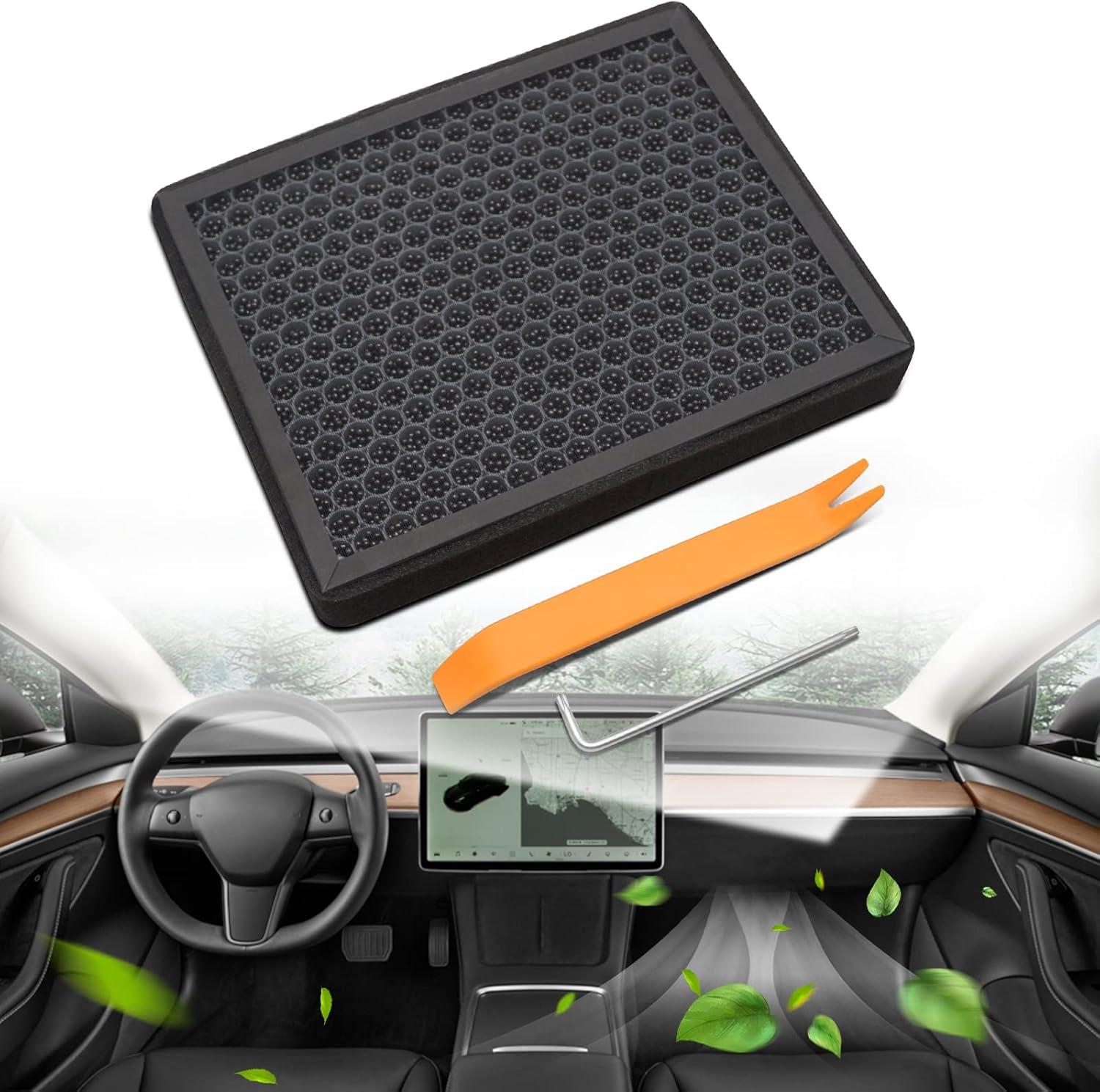 Premium HEPA Cabin Air Filter Upgraded Air Filter with