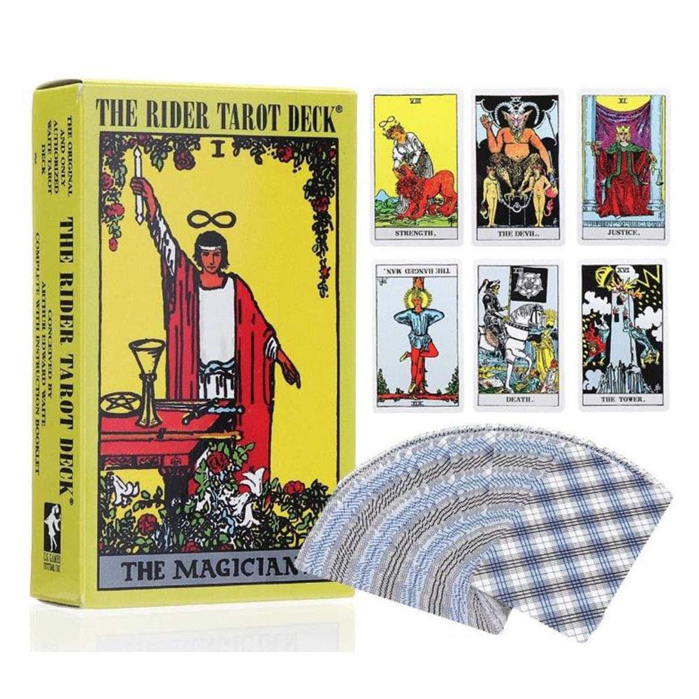 Buy Tarot Cards Set 78Card Deck Rider Waite Tarot Cards Deck Beginners (English Guidebook