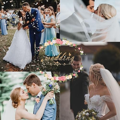 Miniatura 8 de Velo de novia corto de novia velo de pelo blanco velo de tul blanco velo corto velo de fiesta para novias y mujeres, Blanco