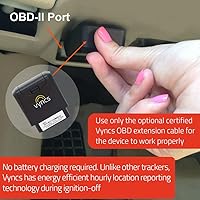 Vista 7 de Vyncs enlace OBD conectado para auto sin pago mensual, GPS de auto 3G en tiempo real, rastreador, viajes, diagnóstico de motor, entrenamiento