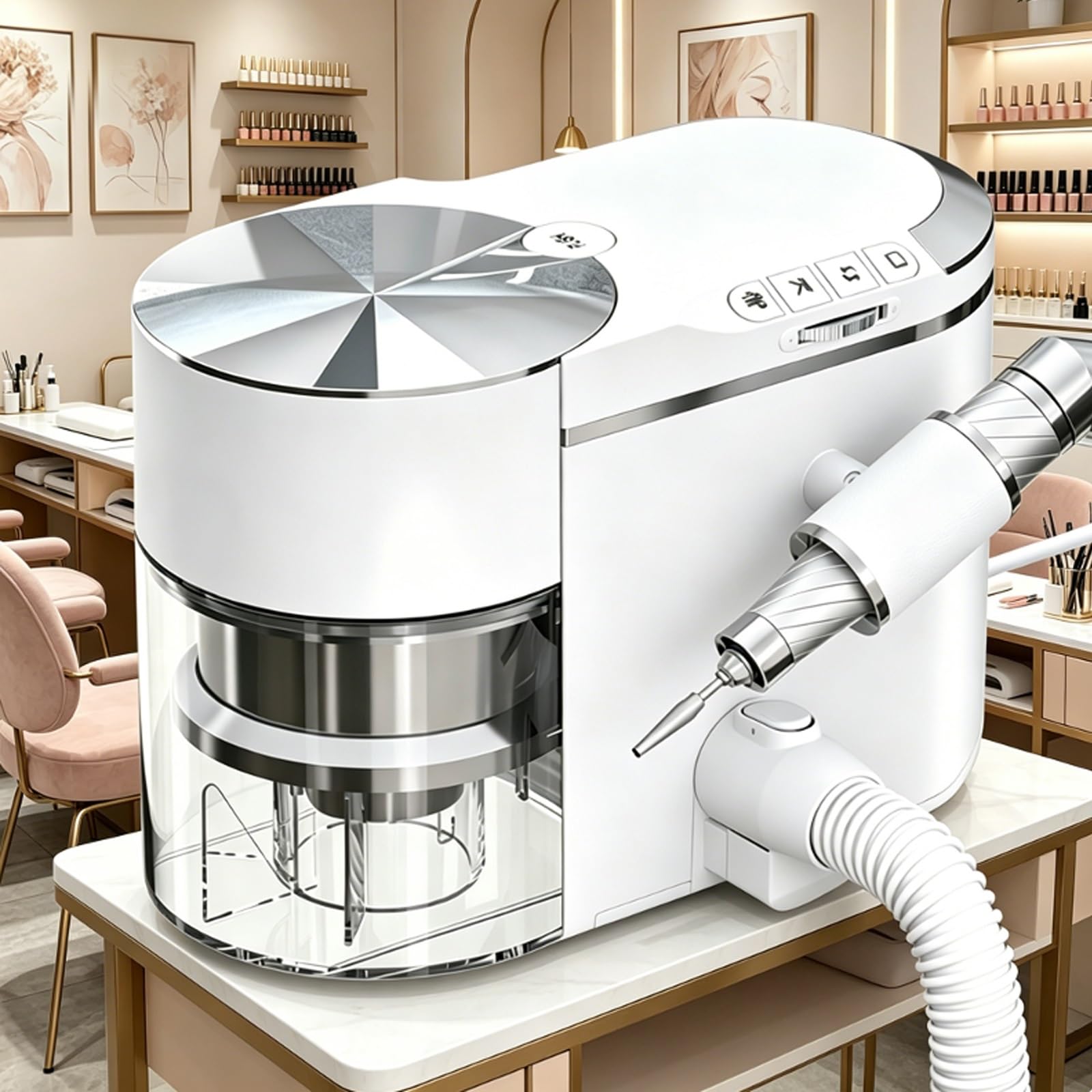 Kit generico di fresa elettrica per unghie 2 in 1 per saloni di bellezza e