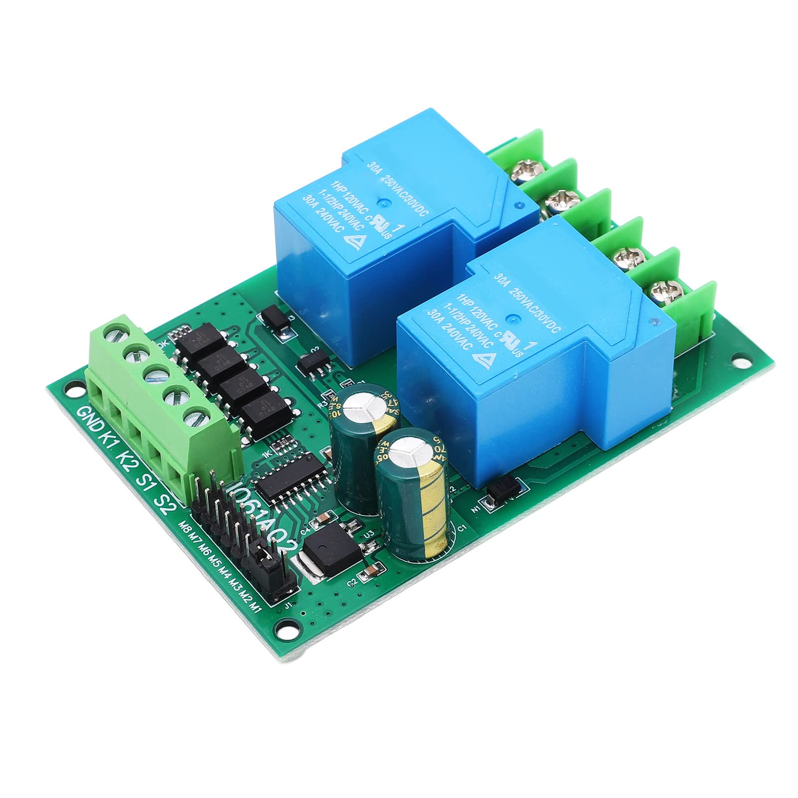 Eujgoov 30A DC Motor Control Board Garage Door Gru Limite di Sollevamento Start Stop Modulo di Controllo (12V)