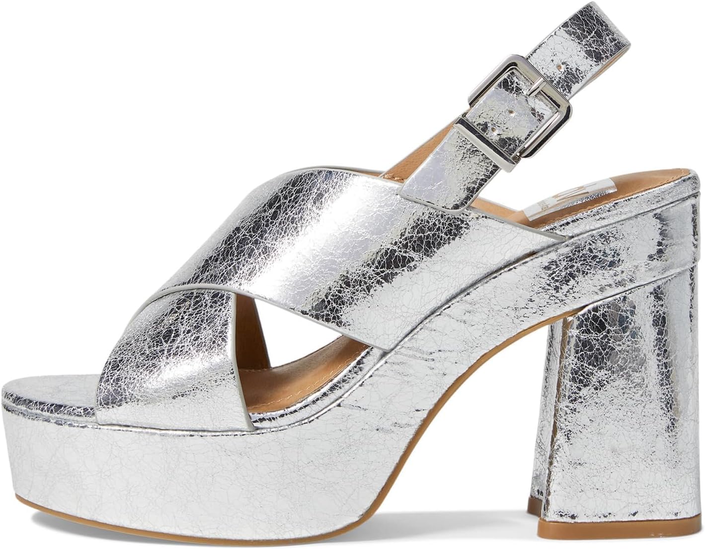 DV Dolce Vita Women's Wentz Heeled Sandal, Metallic, 10 - Image 4