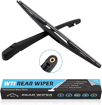 WTI Rear Wiper Arm Blade Set Compatible With Acura MDX 2014-2017 SUV Rear Windshield Window Wiper Kits Assembly New Replacement Accessories Parts Fit 76720STXA01