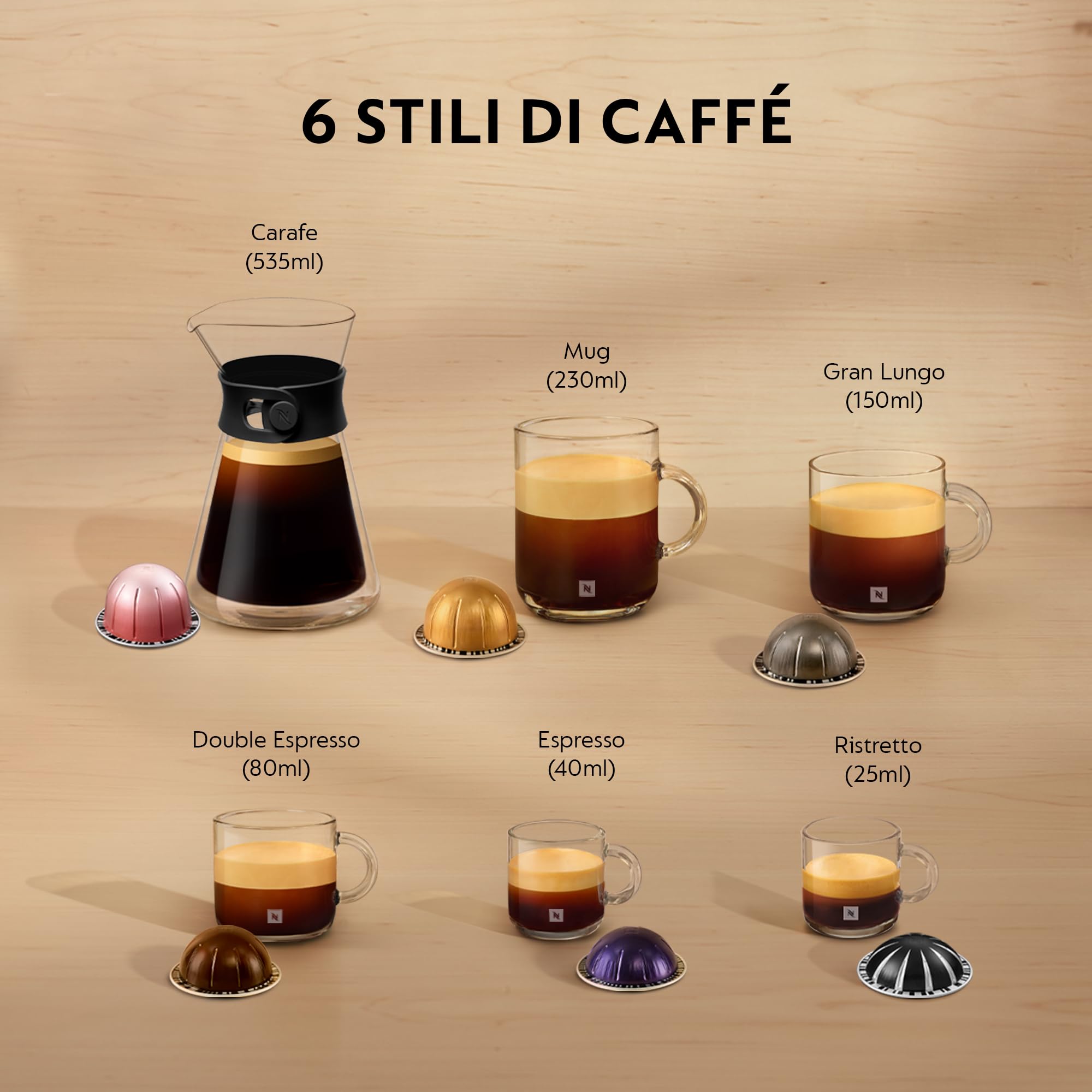 Krups XN910B Vertuo Next Nespresso, Macchina del caffé, 30 secondi di riscaldamento dell’acqua, Spegnimento Automatico, Connettività Bluetooth e Wi-Fi, Argento